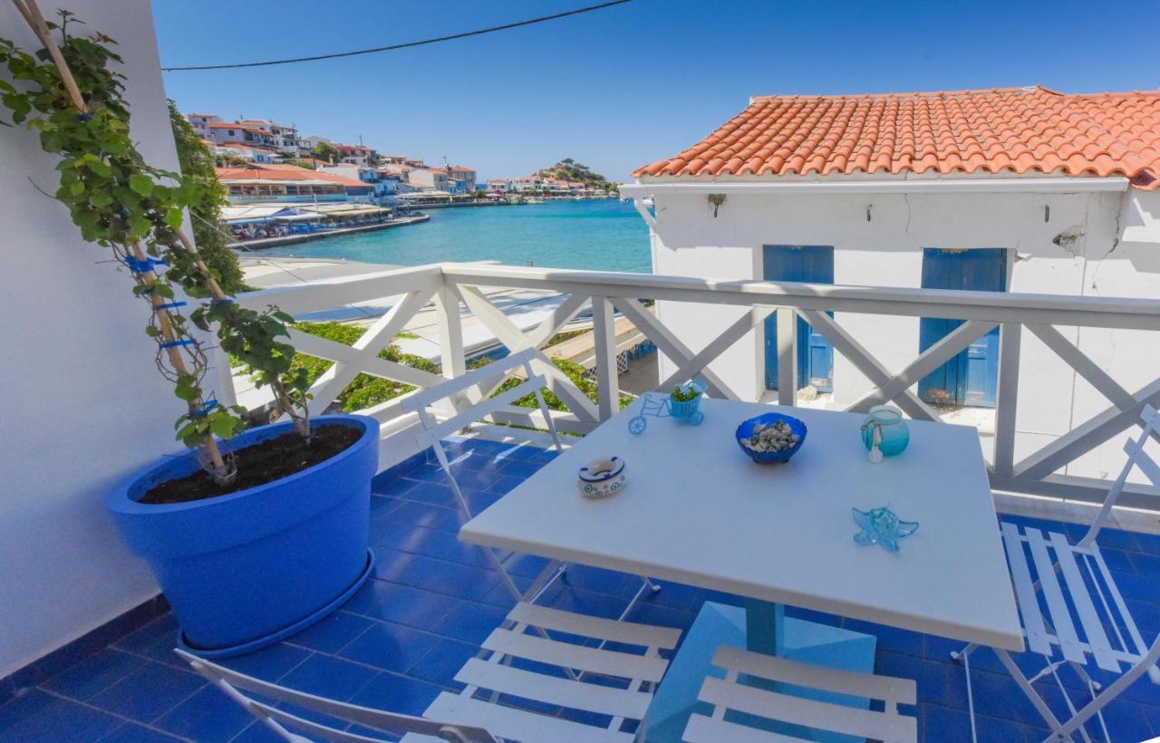 Deja Blue Maisonette Ll Kokkari Eksteriør billede